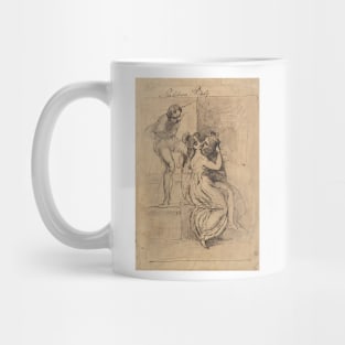 Figure Leaning over Stairs by Henry Fuseli Mug